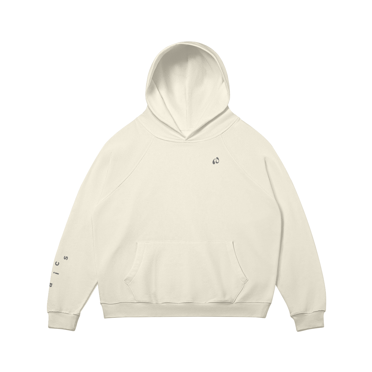 A single green leaf against a white background.